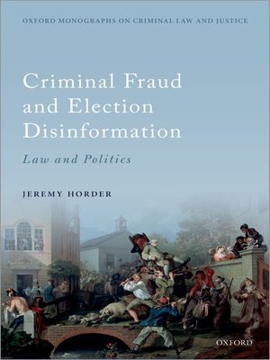 cover image of Criminal Fraud and Election Disinformation